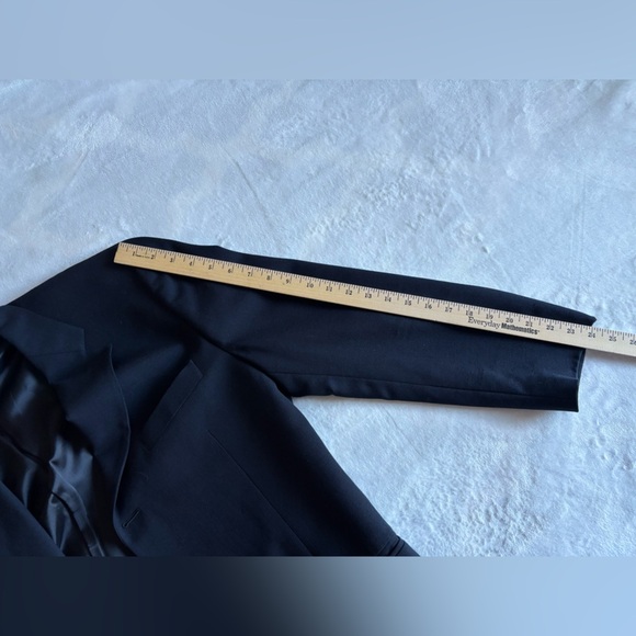 Joseph Abboud Mens Wool Blazer Suit Double Vent Lined Navy Size 40R Wool - Picture 9 of 15